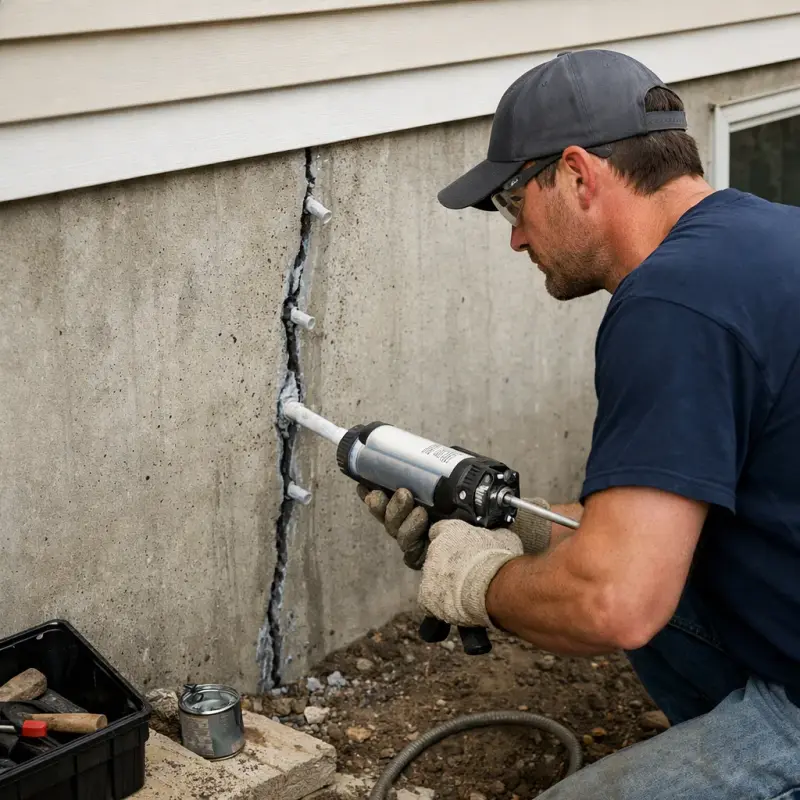 Foundation Crack Repair West Orange