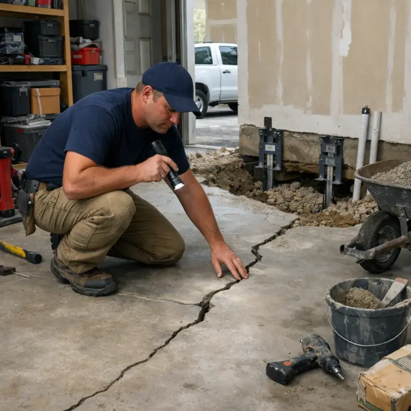 Slab Foundation Repair West Orange